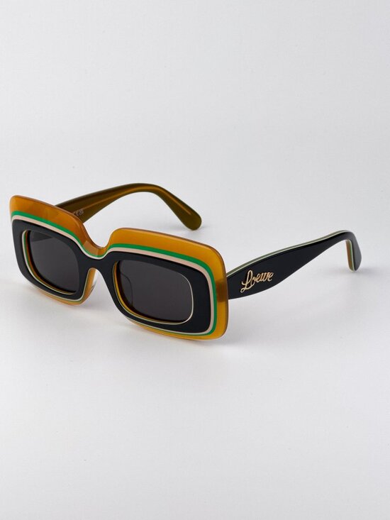 Loewe x Paula\'s Ibiza LW40139U Sunglasses Grey Brown Multicolor Rectangular 20A main image 8